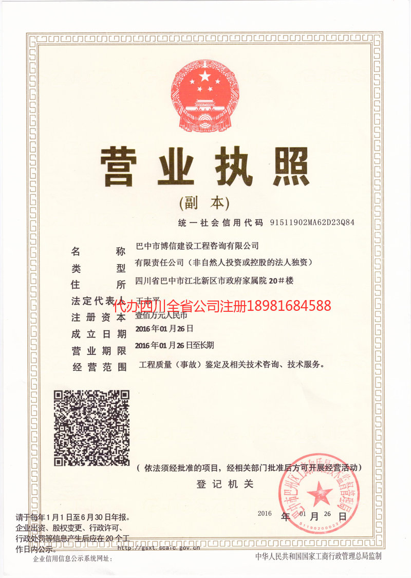 安国安国博信建设工程咨询有限公司